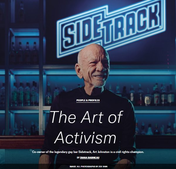 The Art of Activism: A Profile of Sidetrack Owner Art Johnston